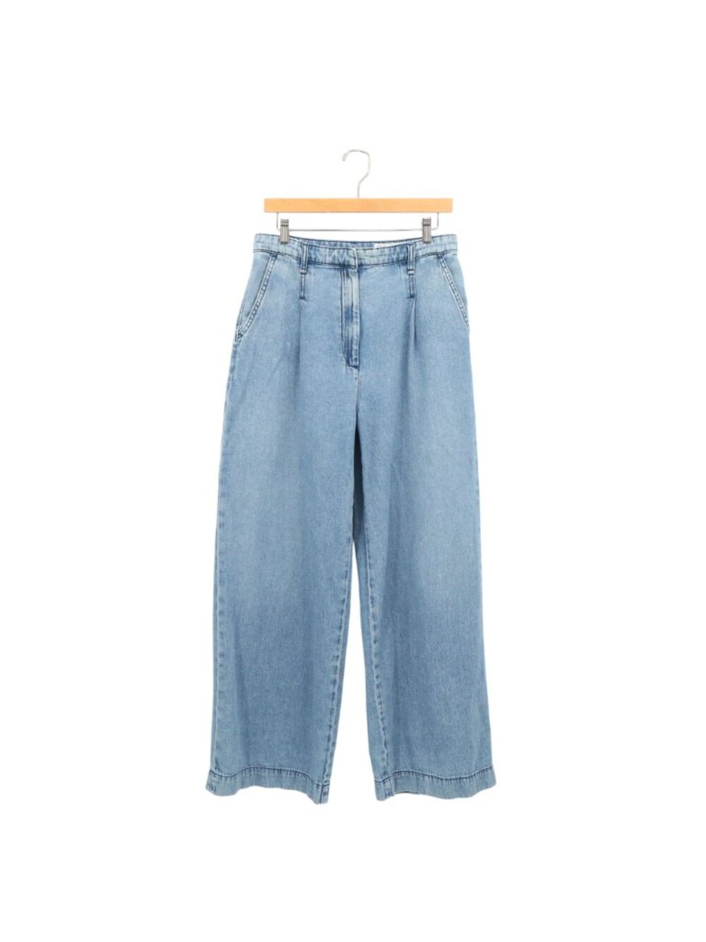 Rag & Bone Aurora Pleated Trouser Wide Leg Jeans in Winwood 27 - Picture 4 of 9